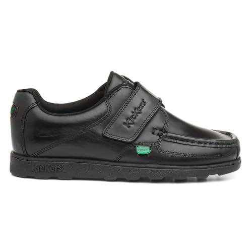 Detalle de Kickers Boy's Fragma Single Strap Moc Toe Leather Shoes