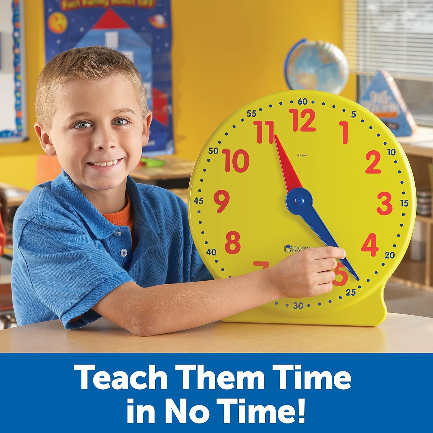 Thumbnail 3 de Learning Resources Big Time Horloge 12 heures