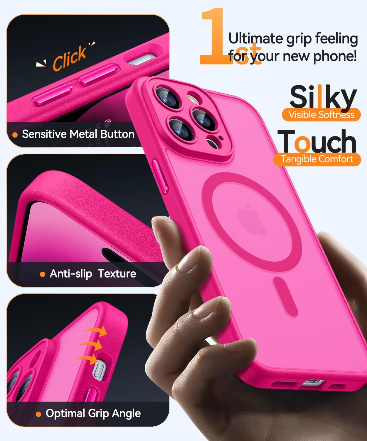 Thumbnail 5 de CANSHN Magnetic iPhone 14 Pro Max Case 6.7