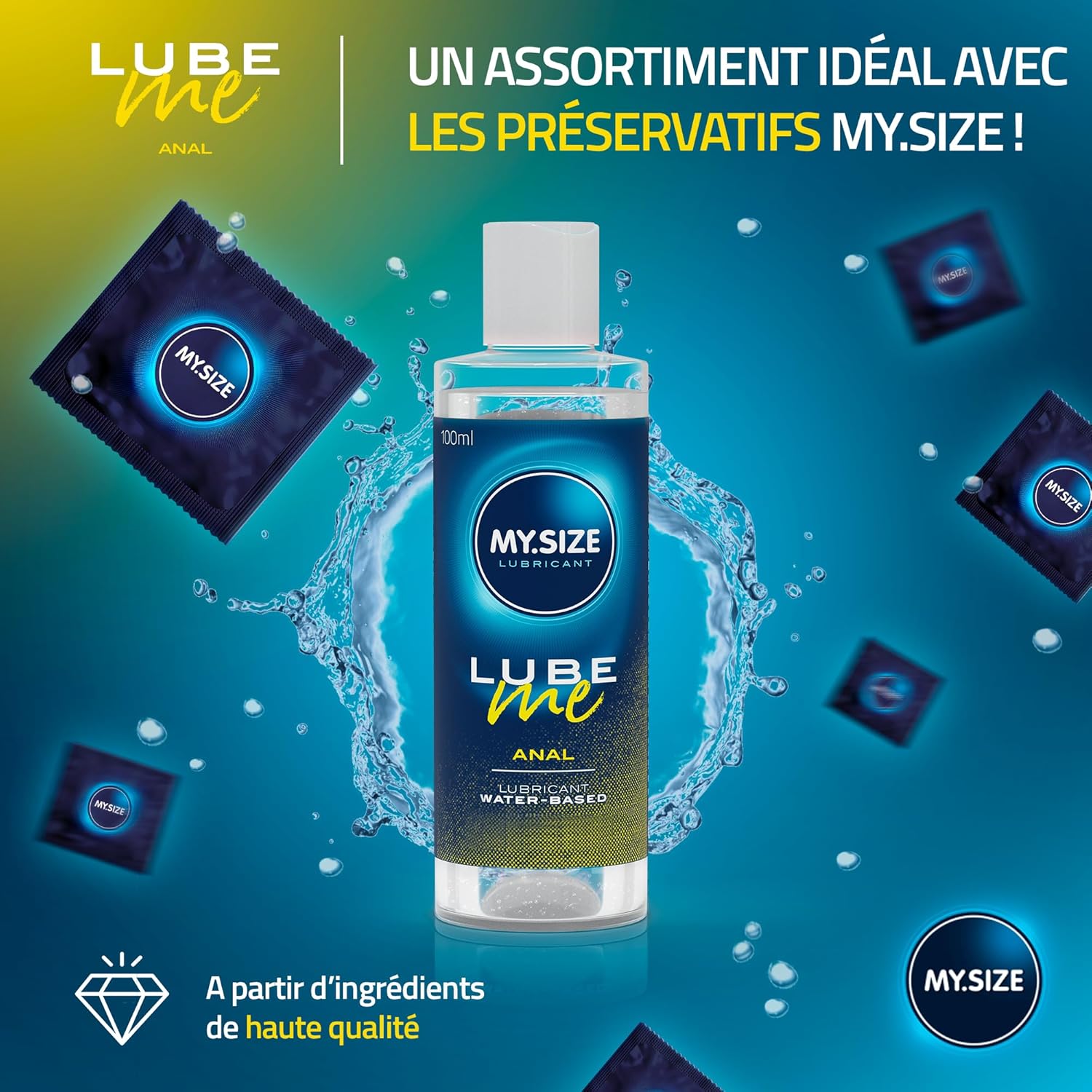 Thumbnail 5 de MY.SIZE Lube Me Premium — lubrifiant anal à base d’eau 100 ml