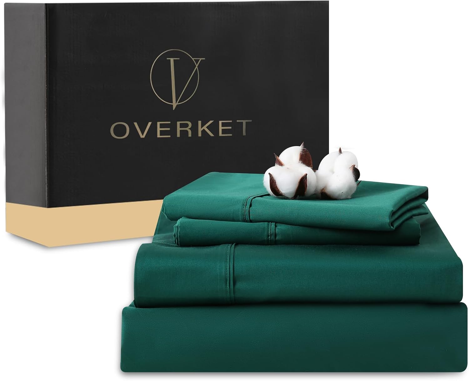 Detalle de Overket Cotton Sheets King Size