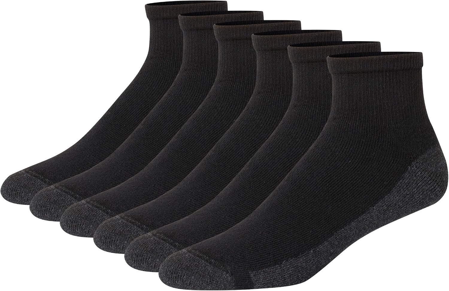 Thumbnail 4 de Hanes Max Cushioned Ankle Socks for Men (multiple packs) — moisture-wicking comfort and reinforced durability