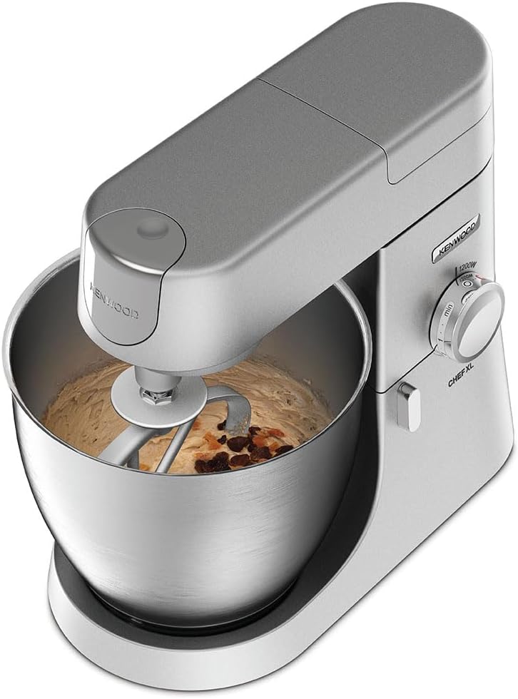 Detalle de Kenwood KVL4100S Impastatrice Planetaria Chef XL: potenza 1200W, ciotola da 6,7 L e 3 ganci inclusi