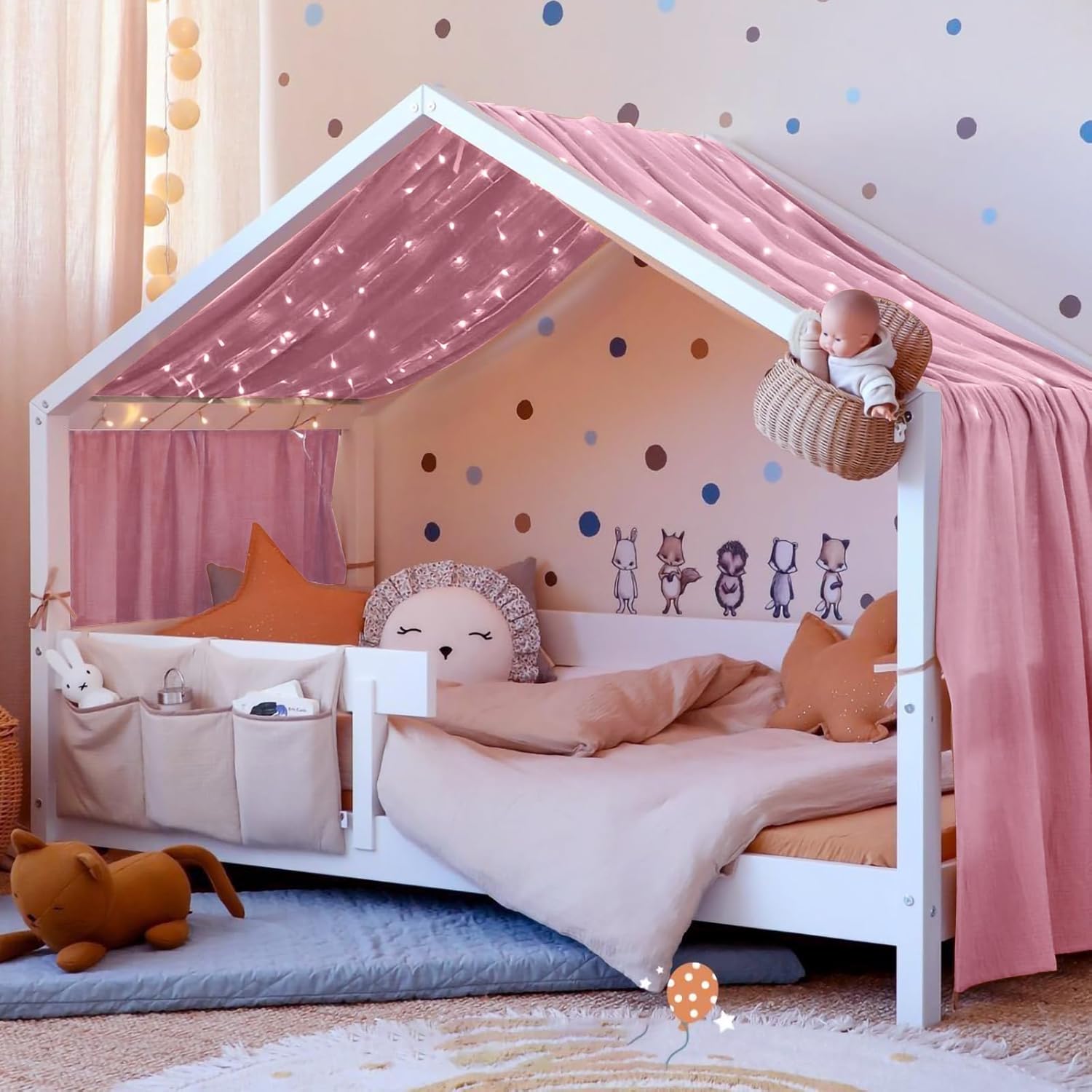 Detalle de Children’s bed canopy 135 x 360cm