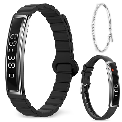 Detalle de Efolen reloj inteligente ultraligero (16,5 g) para mujer y hombre: pulsera con monitor 24/7 de sueño, ritmo cardiaco y 12 deportes
