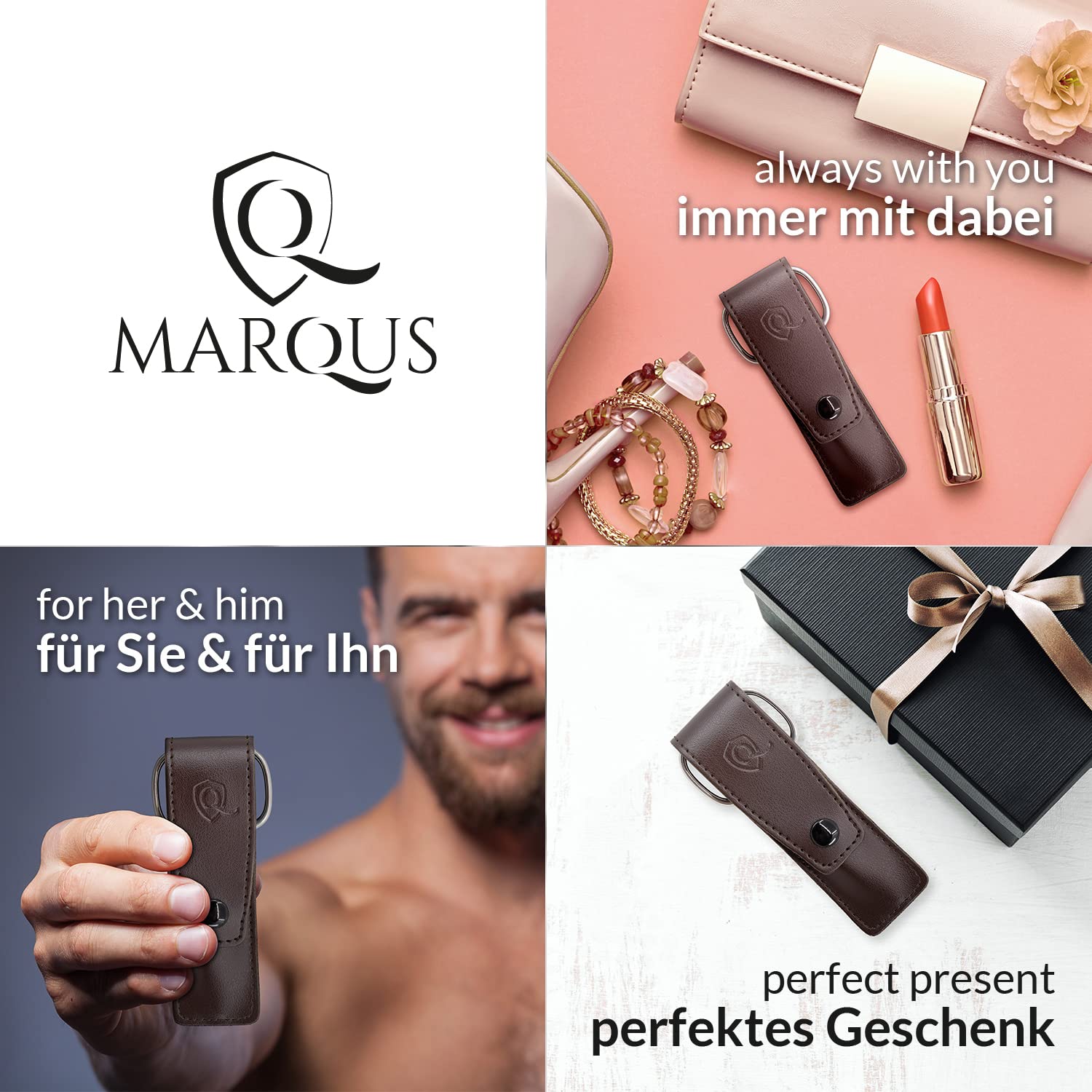 Detalle de marQus Nagelschere und Pinzetten Set 3-teilig – mit Solingen-Nagelfeile
