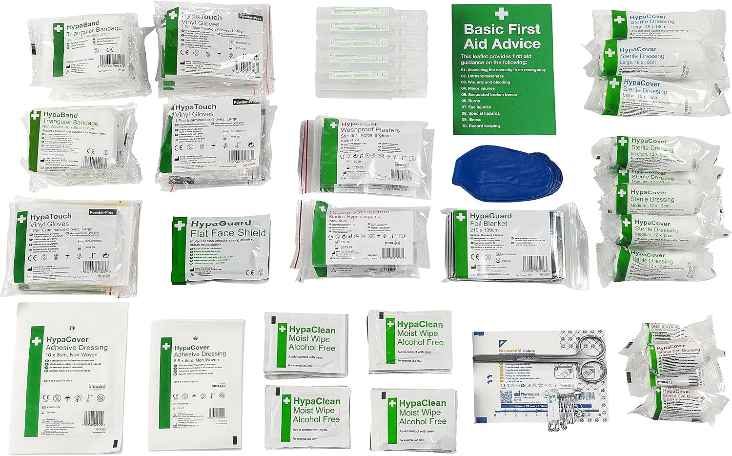 Thumbnail 4 de Safety First Aid Group HSE 1–10 Persons refill kit 🩹