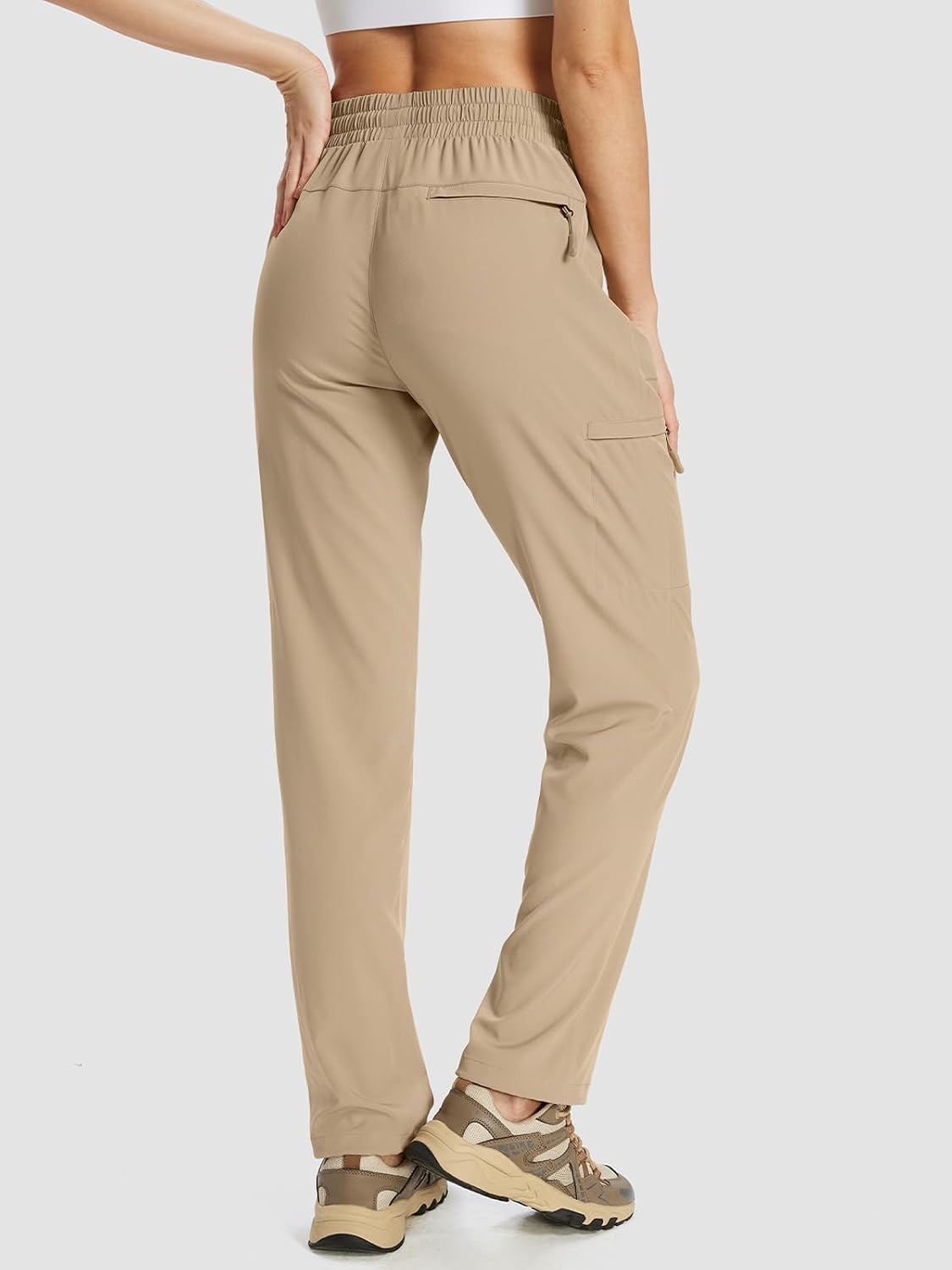 Thumbnail 1 de KWZ Women's Hiking Pants, Lightweight Quick-Dry Cargo Pants with 5 Zip Pockets
