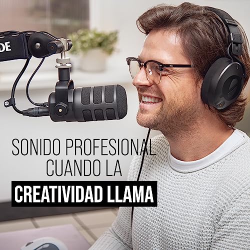 Thumbnail 5 de RØDE PodMic USB: micrófono dinámico de radiodifusión con conectividad XLR y USB-C (Negro)