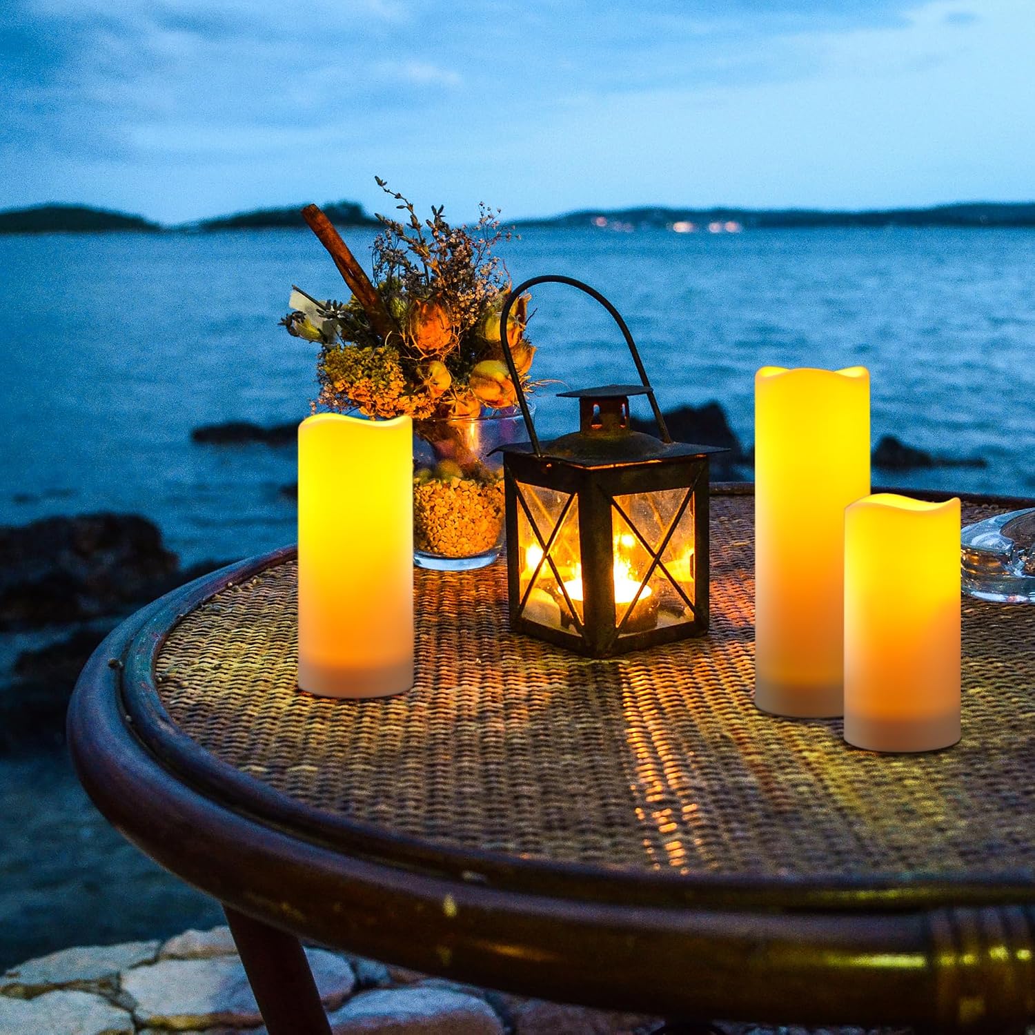 Thumbnail 4 de Da Waterproof Outdoor Candles 12PCS battery LED candles 🕯