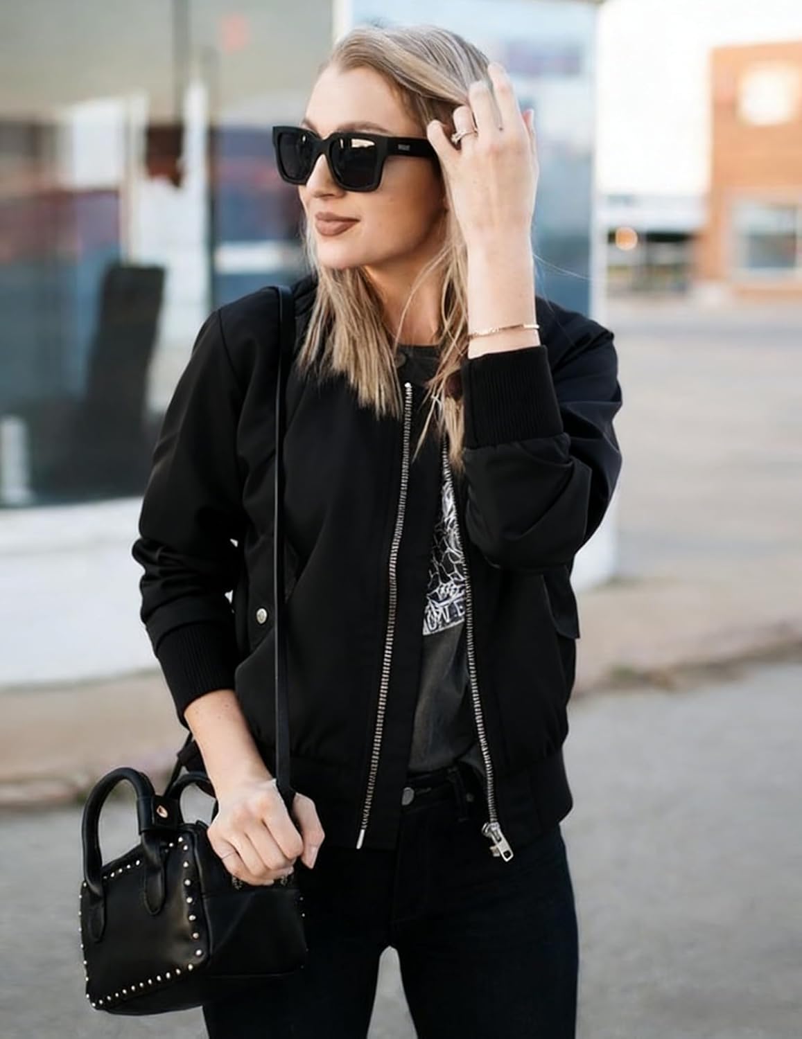 Thumbnail 4 de Zeagoo Bomber Jacket Zip Up S-XXL