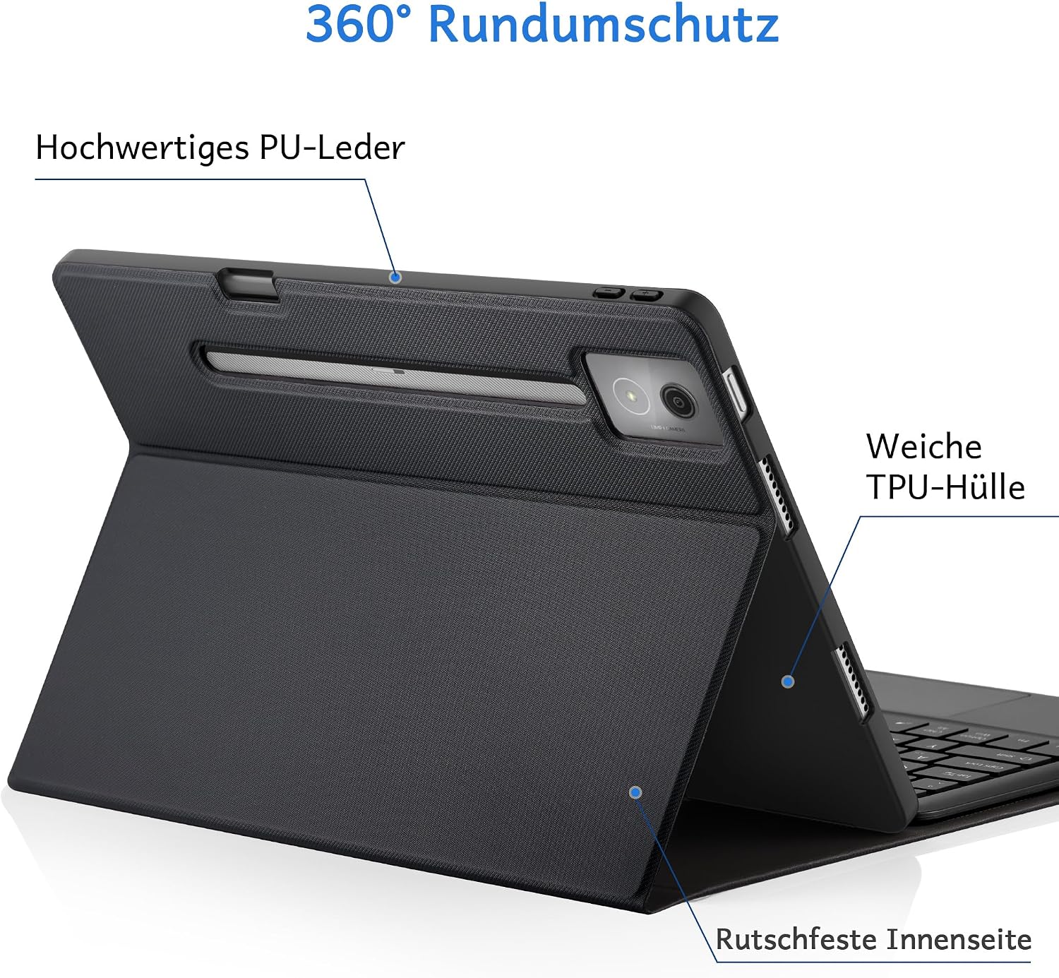 Thumbnail 6 de CACOE Tastatur Hülle Lenovo Idea Tab Pro 12.7