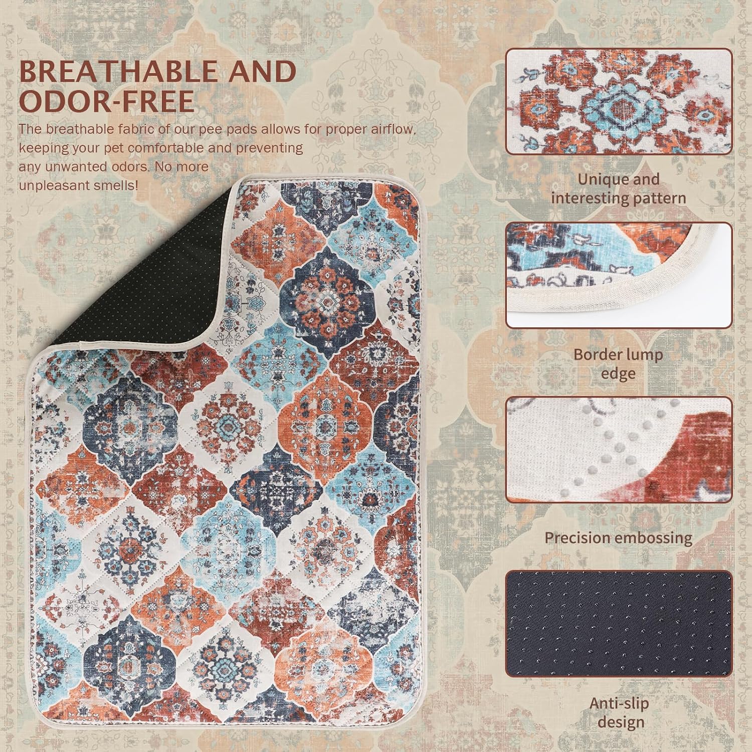 Detalle 2 de IEUUMLER Washable Pee Pads 2 Pack
