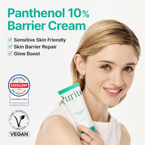 Detalle de PURITO Panthenol 10% Cream | Koreanische Barrierereparatur & Glow