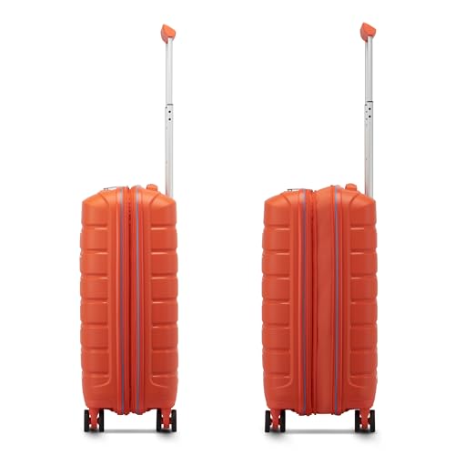 Detalle de Roncato B-FLYING Trolley bagaglio a mano 55x40x20/25 cm Espandibile - Arancione Brillante