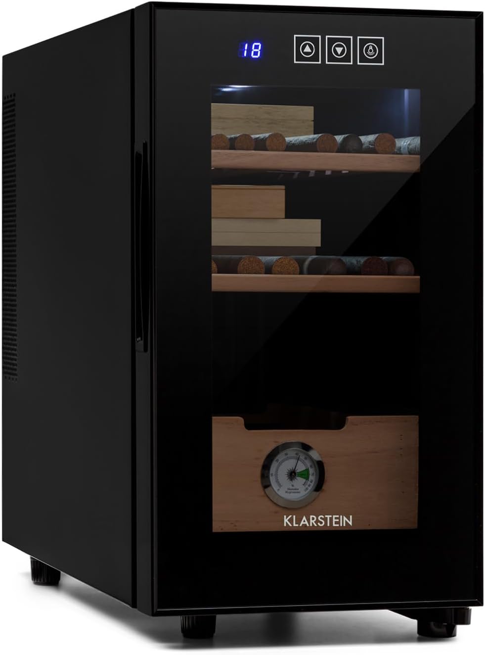 Detalle de Klarstein El Presidente HEA6-ElPresidente23 – humidor 23 l z higrometrem i LED