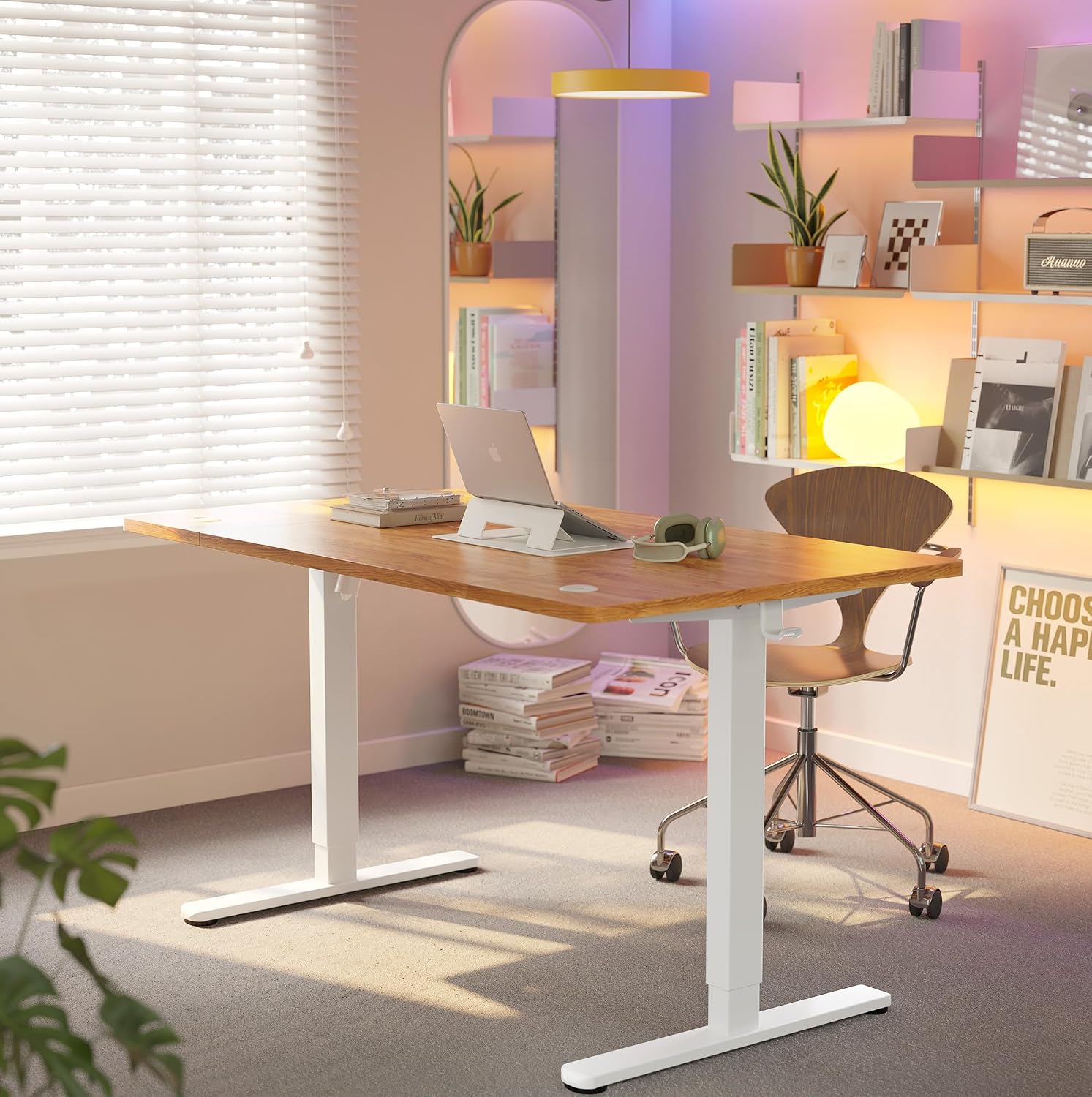Thumbnail 1 de HUANUO Standing Desk with USB Charging Port 120 x 60 cm review