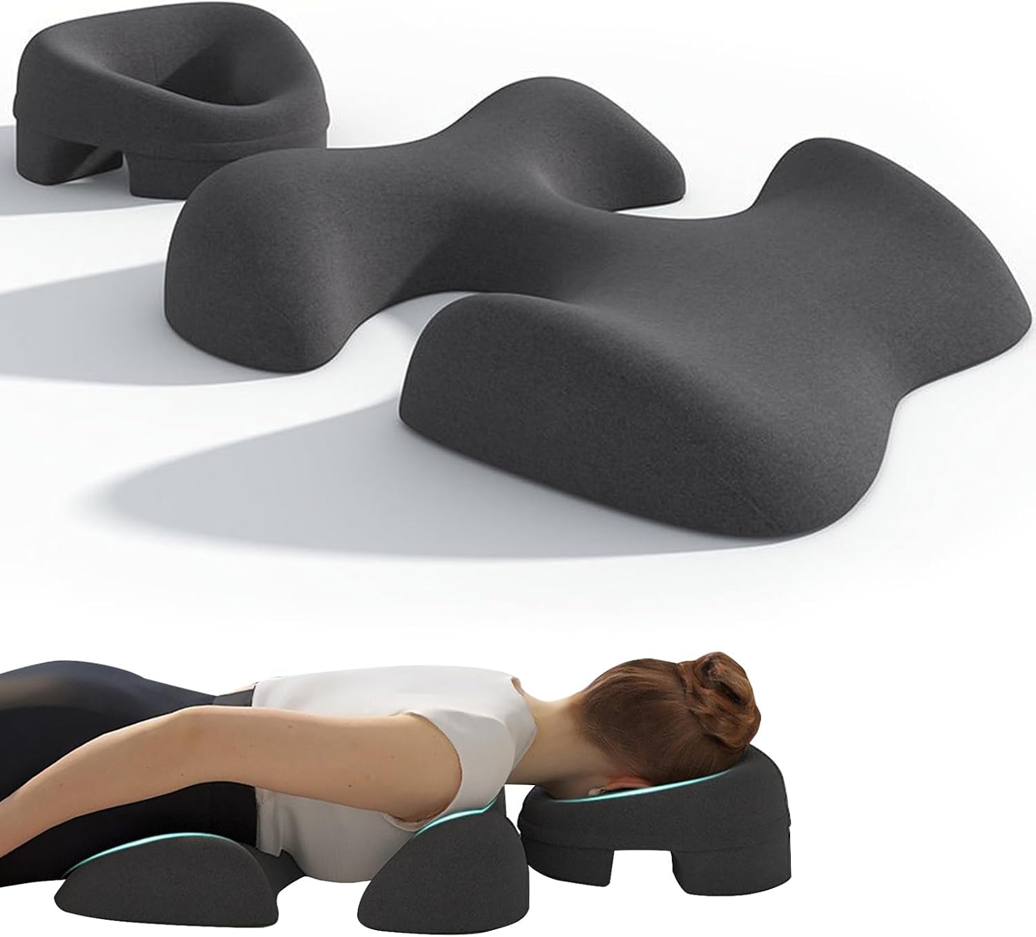 Detalle de Kingbar Coussin Massage Visage et Poitrine – Coussin polyvalent pour table de massage
