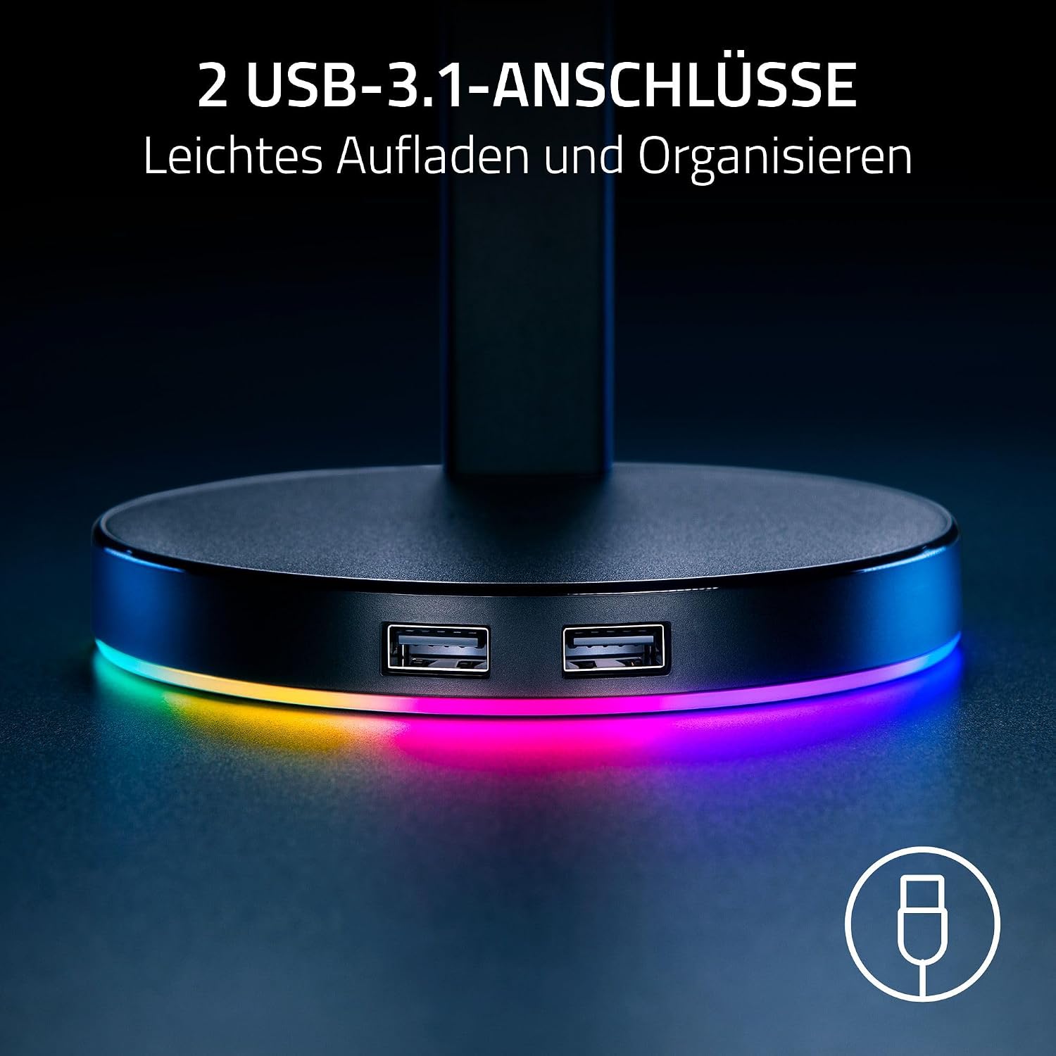 Thumbnail 4 de Razer Base Station V2 Chroma Headset-Ständer