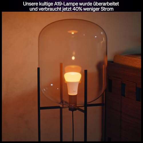 Detalle 2 de Philips Hue Smart LED A60 Lampen, E27, 4er Pack – flexible Lichtwelten für Dein Home