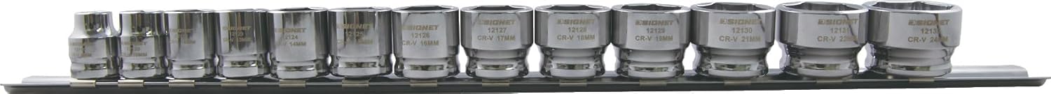 Thumbnail 6 de SIGNET 12129 3/8DR 19mm 6角ショートソケット 全長22mm・クロムバナジウム鋼