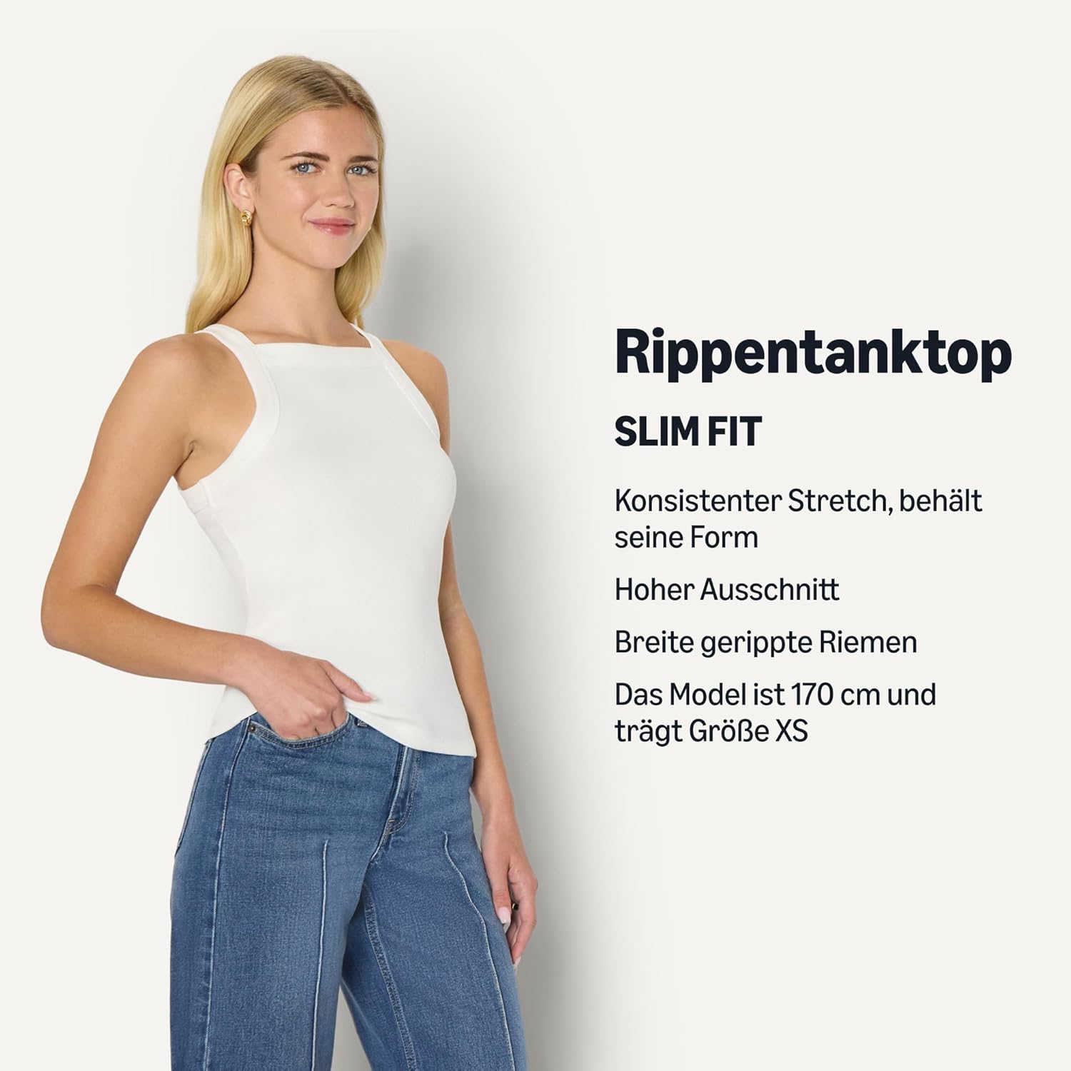 Thumbnail 3 de Amazon Essentials Damen Slim-Fit T-Shirt mit hohem Kragen und elastischem Rippstrick