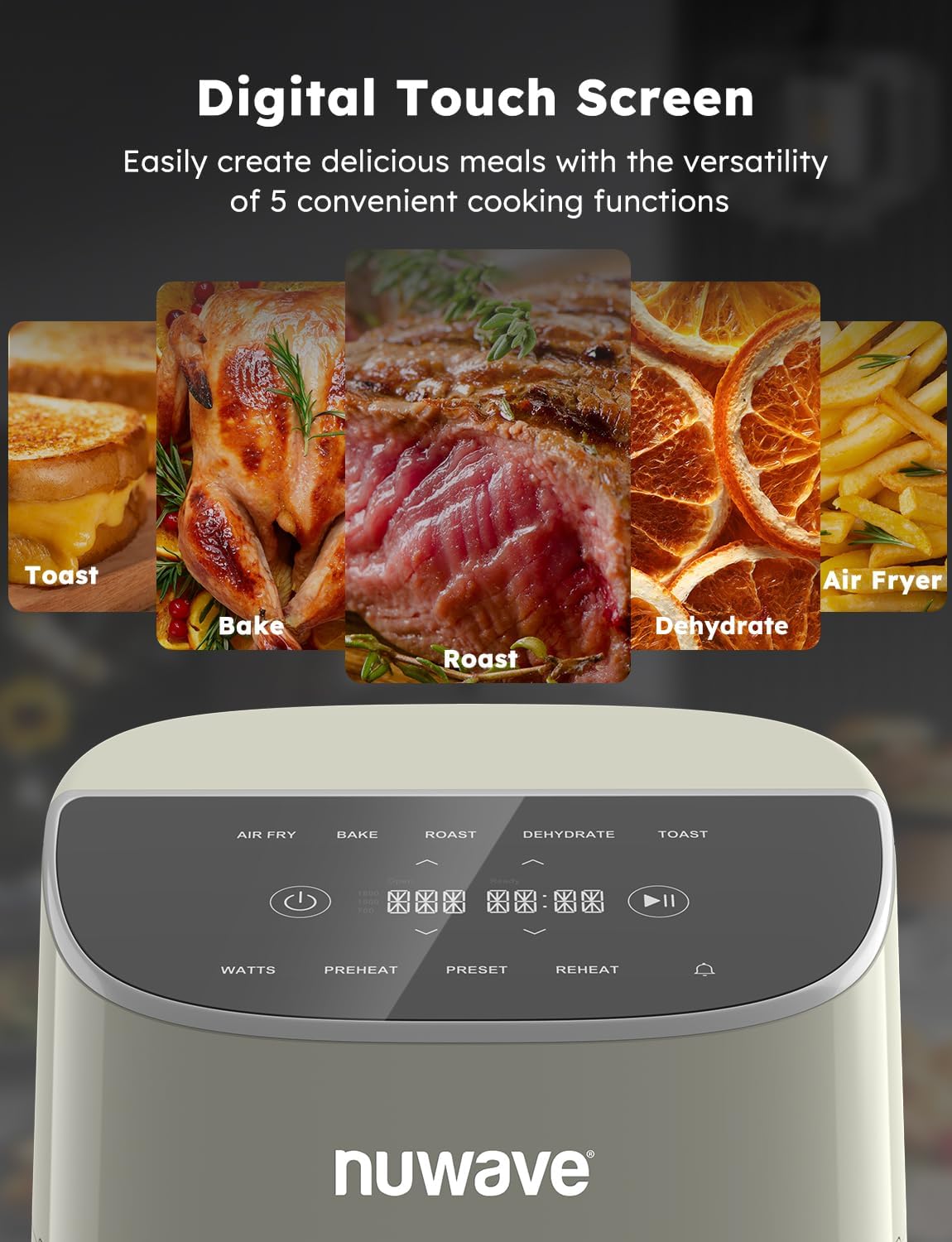 Thumbnail 4 de Nuwave Brio Plus 8 Qt Air Fryer with Digital Touchscreen 🍟