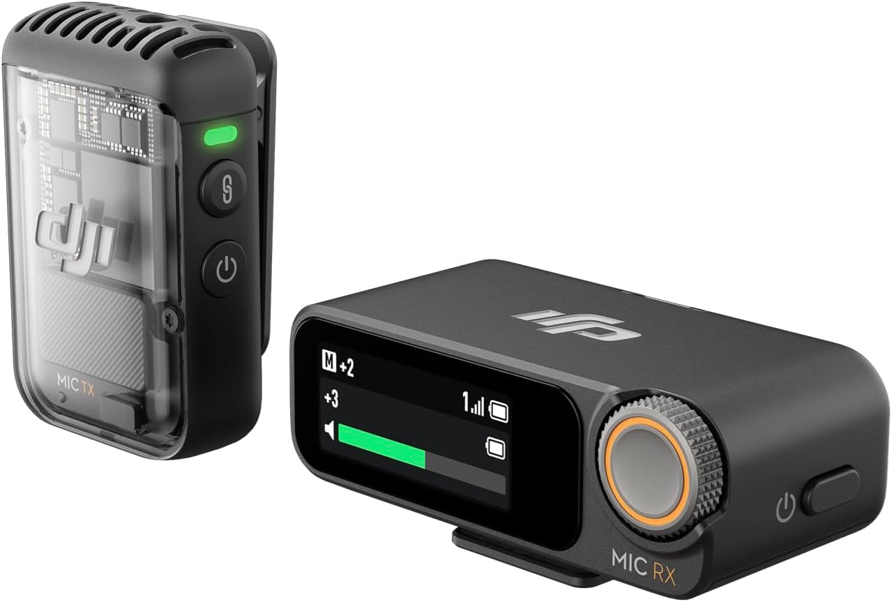 Detalle de DJI Mic 2 kabelloses Mikrofon 250 m