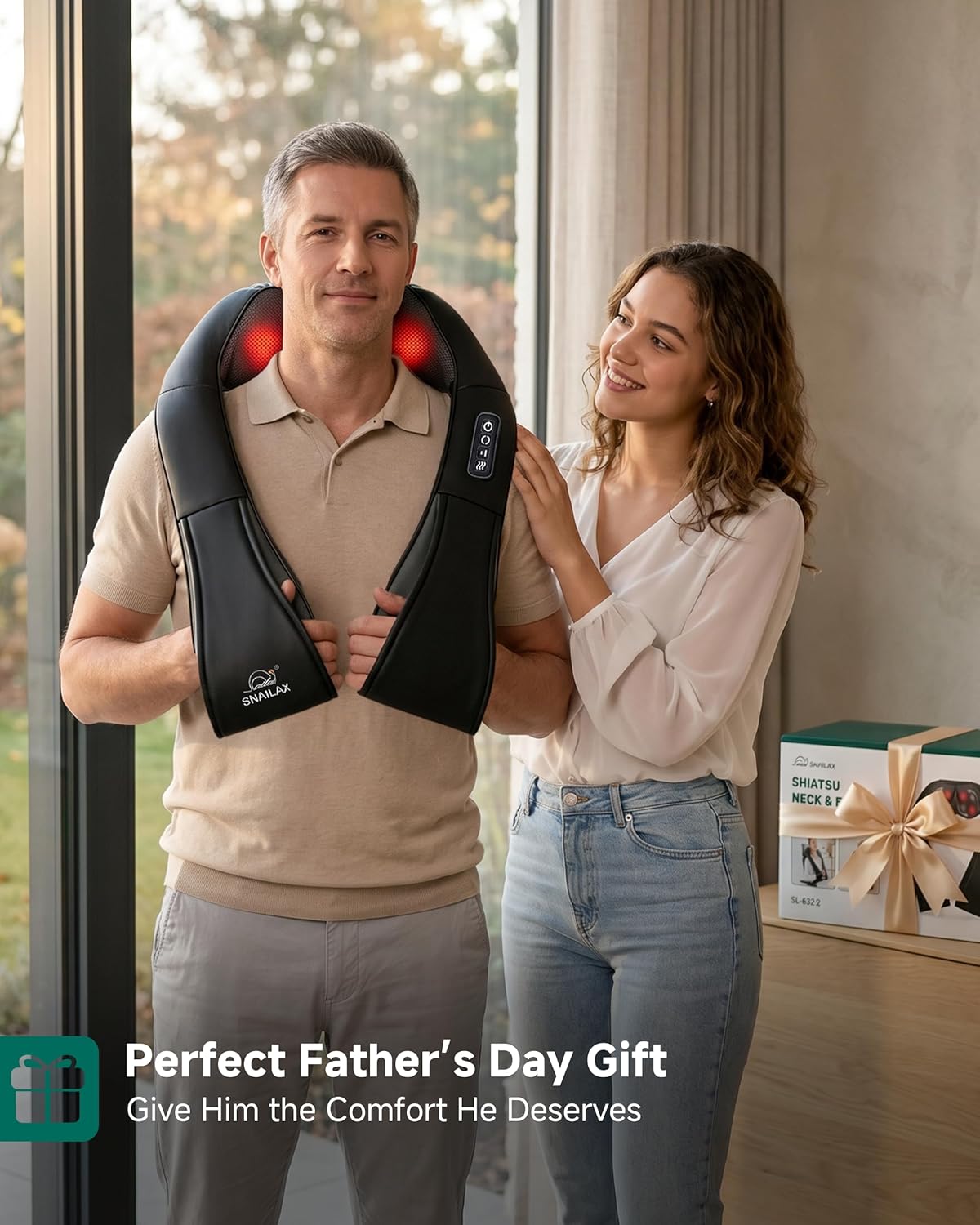 Thumbnail 6 de Snailax Cordless Shiatsu Neck Massager