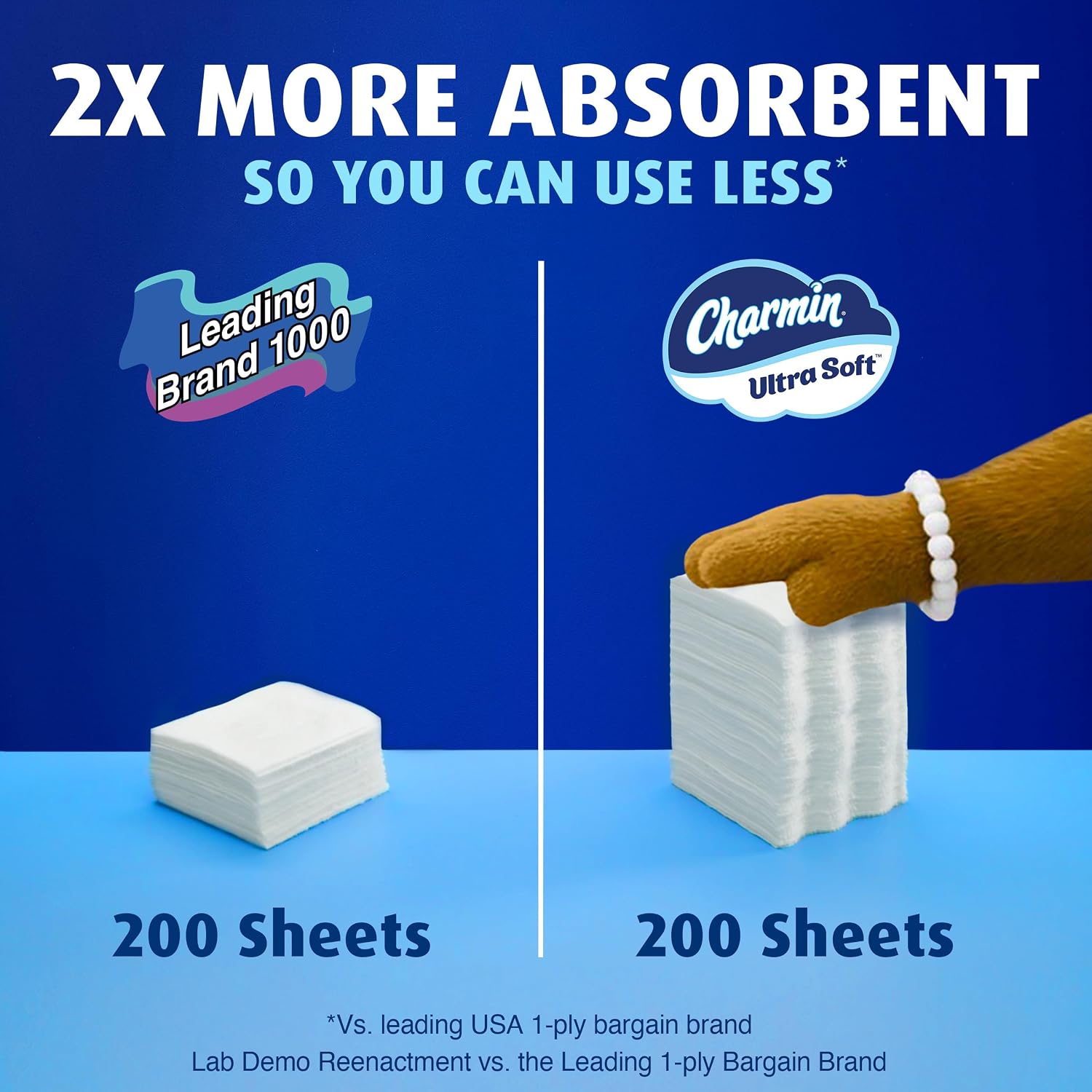 Thumbnail 3 de Charmin Ultra Soft Toilet Paper, 12 Mega Rolls (24 Regular Rolls) - 2-Ply Comfort & High Absorbency