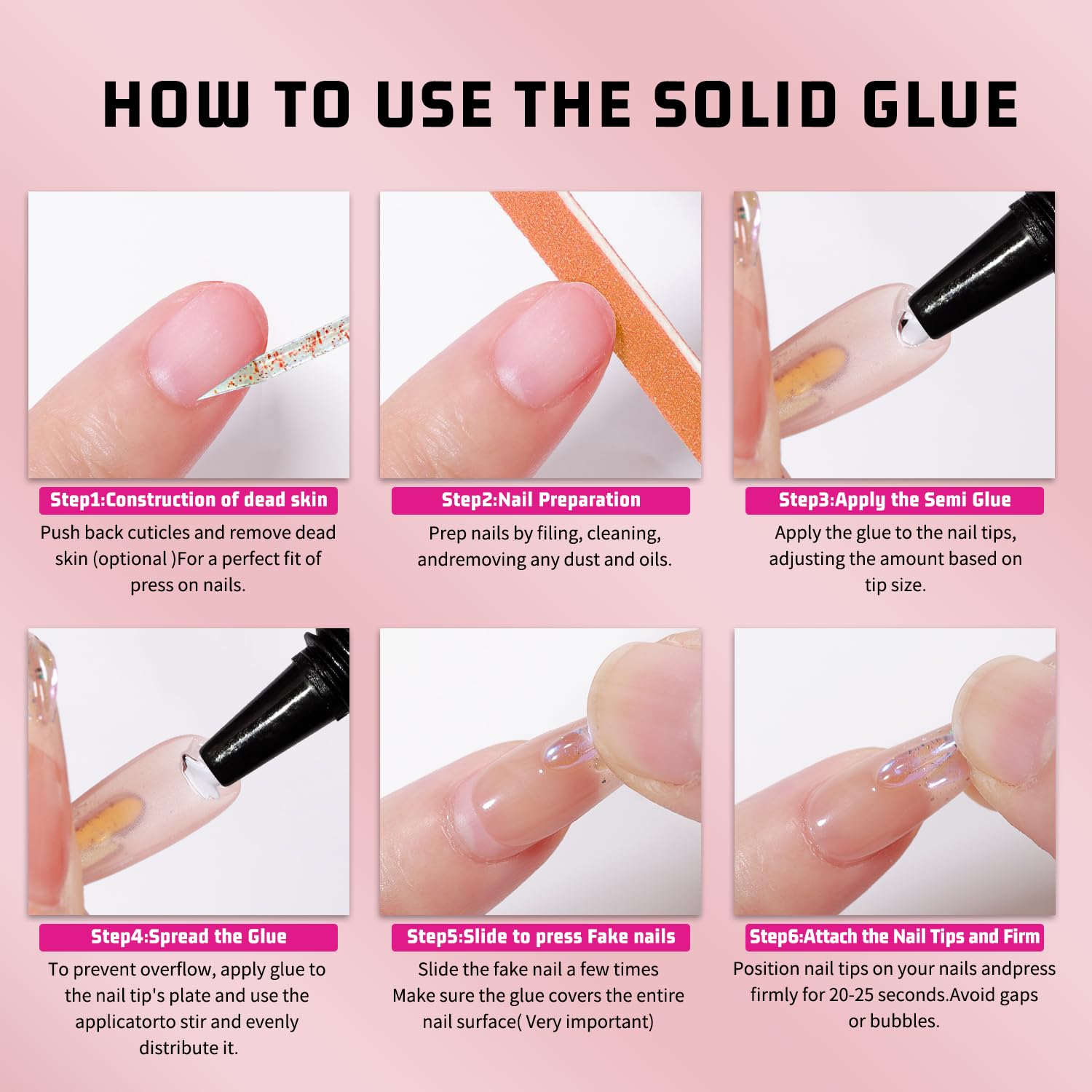 Thumbnail 4 de Nagelkleber-Set 15 g für Press-On-Nägel