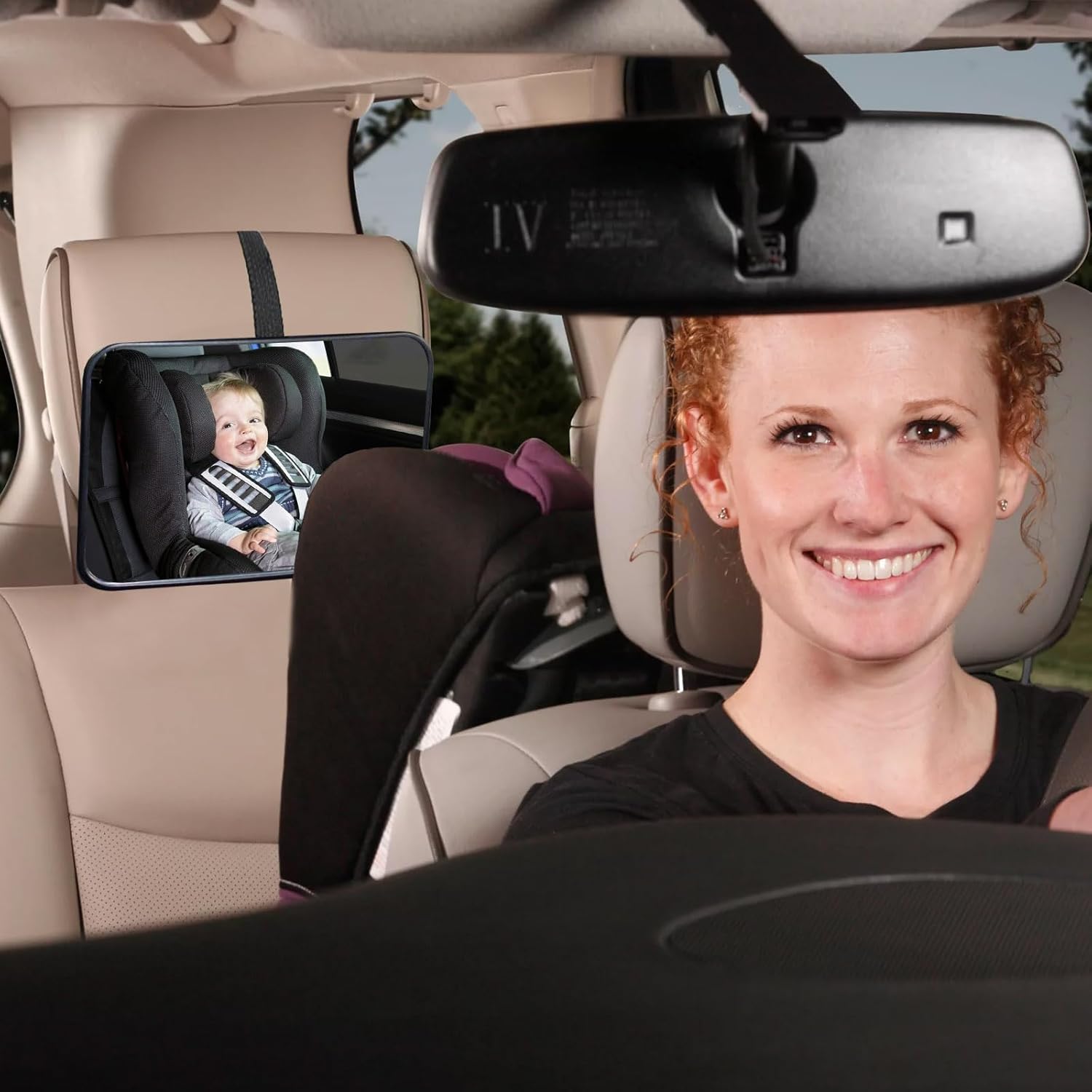 Thumbnail 4 de Baby Car Seat Mirror – Wide-Angle Rear View Mirror for Car Back Seat