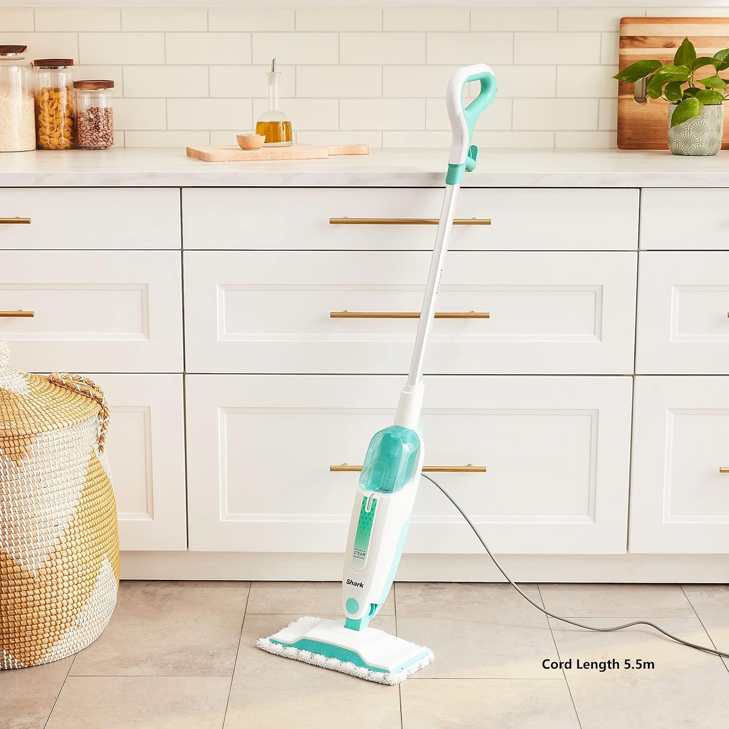 Thumbnail 3 de Shark S1000 Steam Mop with Removable Water Tank and 2 Washable Dirt Grip Pads