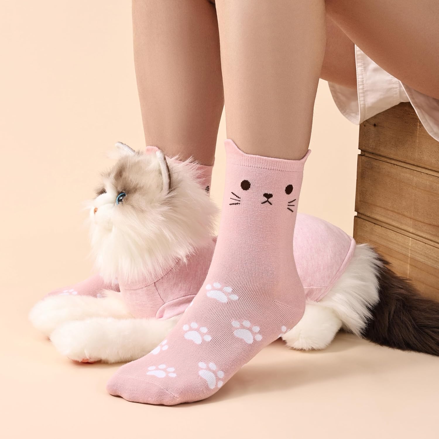 Thumbnail 1 de Jeasona cotton socks 5 pairs for size 4-9