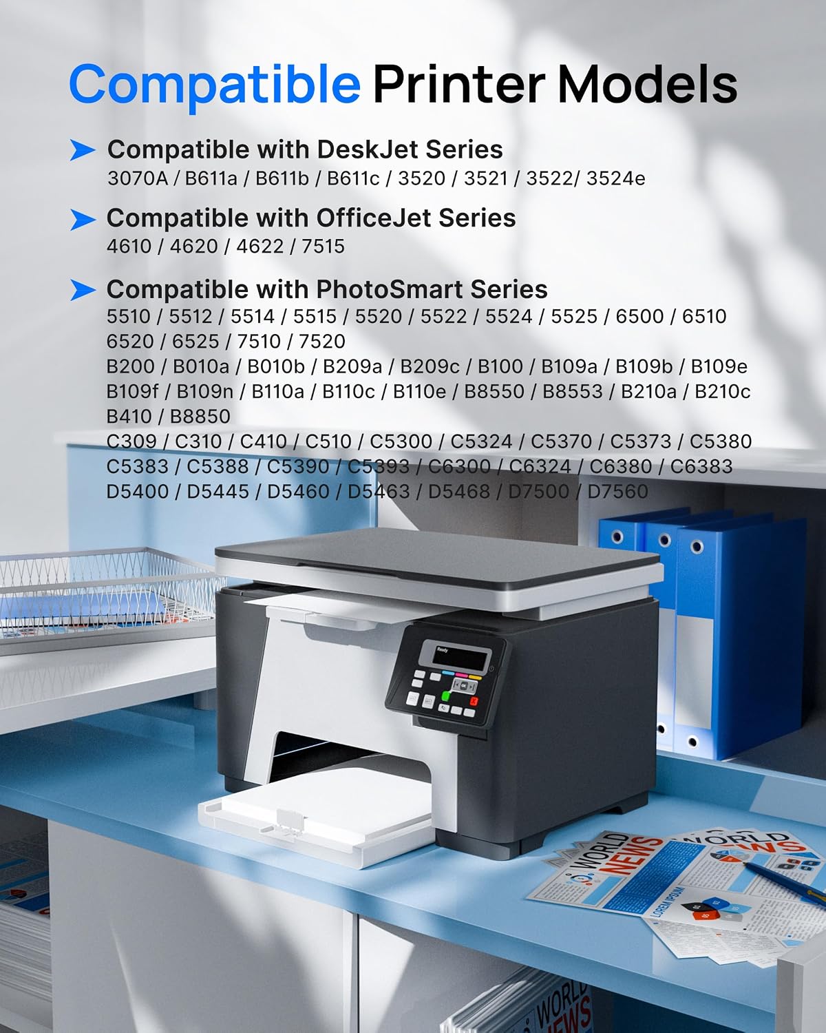 Detalle 2 de GPC Image 364XL Schwarz Multipack (4er) kompatibel für HP 364 Patronen
