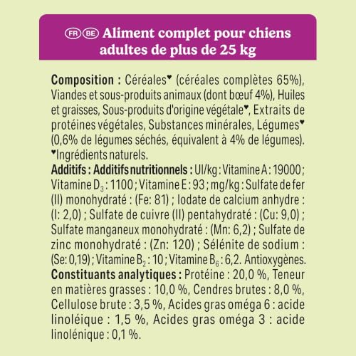 Detalle 2 de FRISKIES Maxi - Croquettes pour Chiens Adultes de Grande Taille au Bœuf (Sac 12 kg)