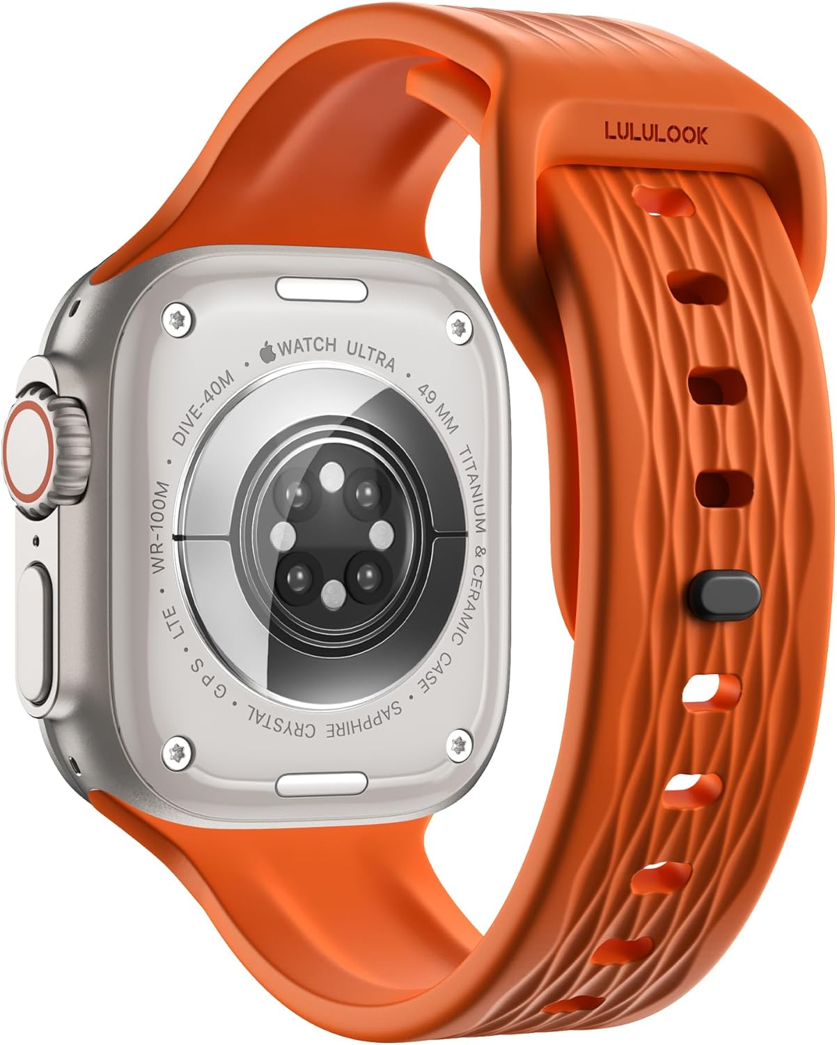 Thumbnail 1 de LULULOOK Sport Strap for Apple Watch (49/46/45/44/42mm) – breathable FKM rubber band