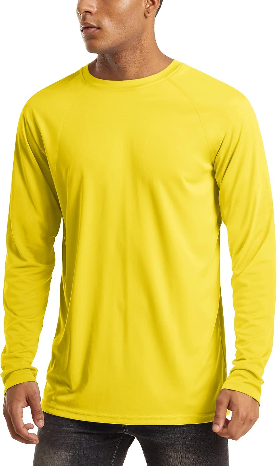 Detalle de MAGCOMSEN Men's Long Sleeve UPF 50+ Sun Protection Athletic Shirt