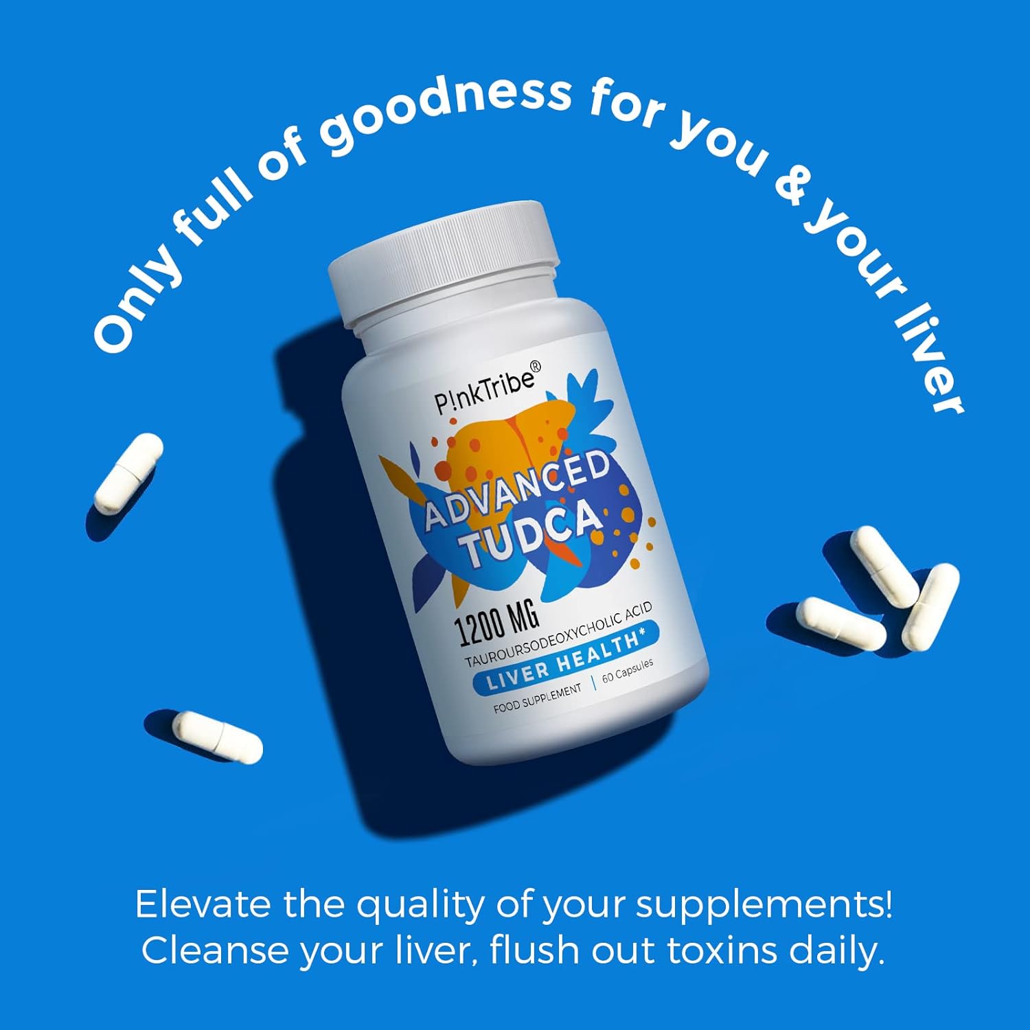 Thumbnail 1 de Supplément de TUDCA 1200 mg par dose – 180 gélules – Formule Avancée