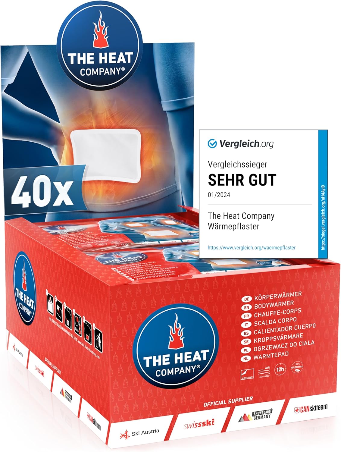 Thumbnail 6 de The Heat Company Bodywärmer - 12 h wohlige Wärme