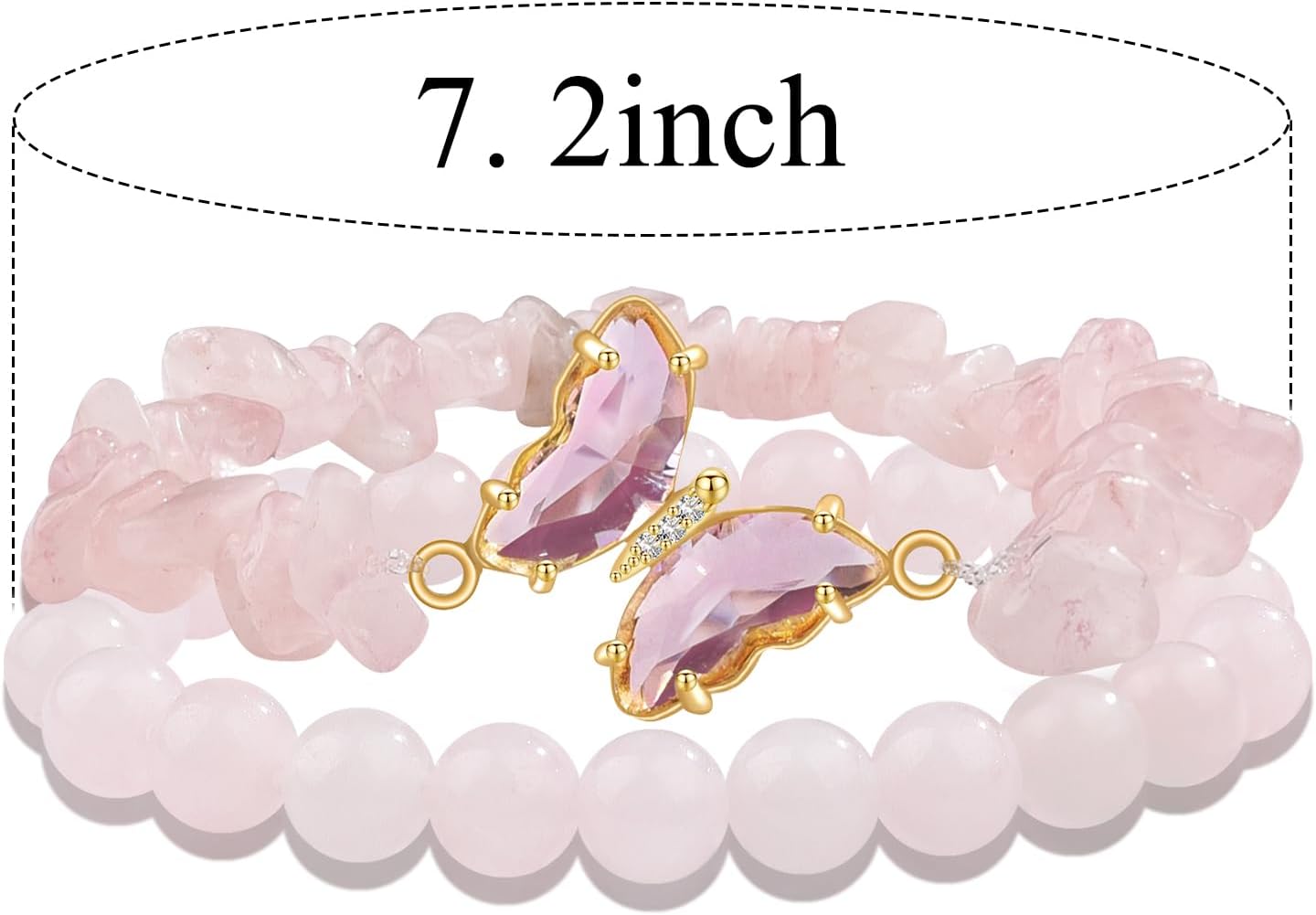 Thumbnail 5 de Bracelet CheersLife pour femme en pierres naturelles avec message de soutien