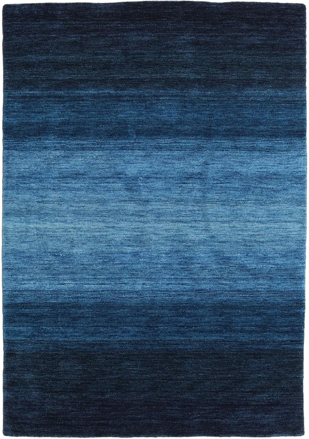 Detalle de RugVista Gabbeh Rainbow – dywan 140 x 200 cm, niebieski, wysokie runo