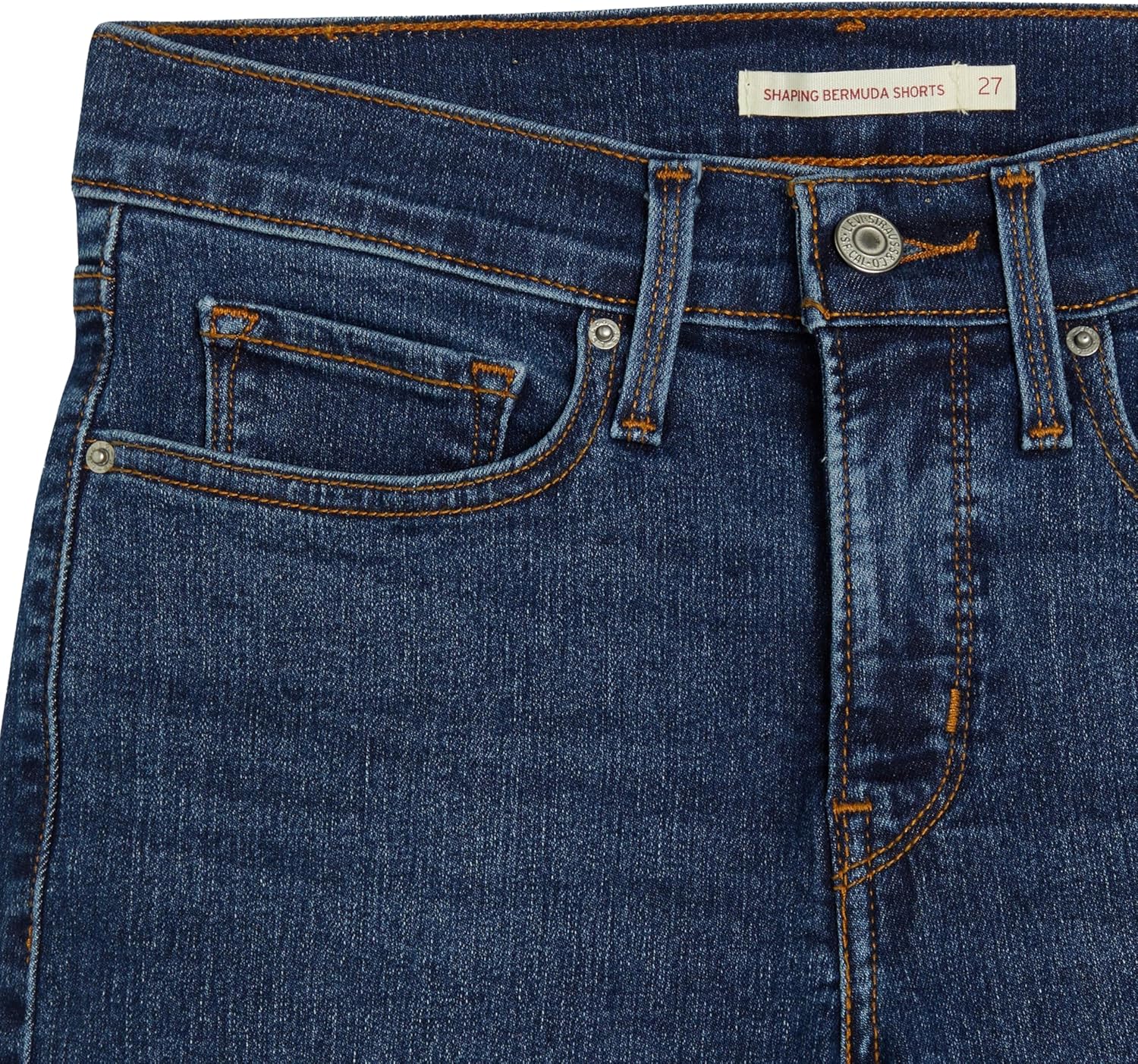 Thumbnail 3 de Levi's Women's Plus-Size Shaping Bermuda Shorts – Denim mit Shape-Effekt