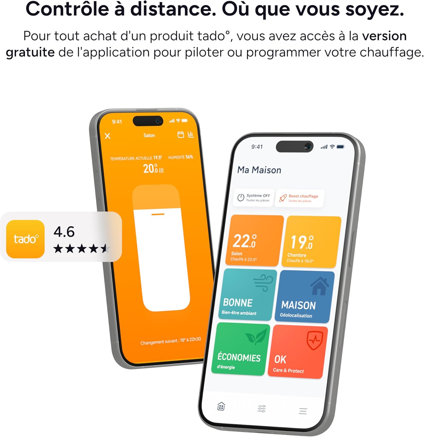 Thumbnail 1 de tado° Smart Thermostat X — Thermostat câblé intelligent pour une gestion centrale et par pièce
