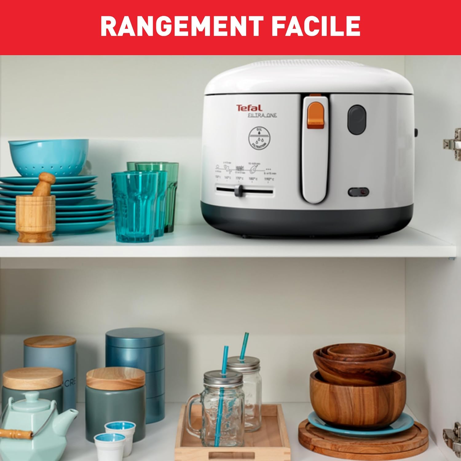 Thumbnail 4 de Tefal Filtra One Blanche FF163111 : friteuse classique avec filtration de l’huile