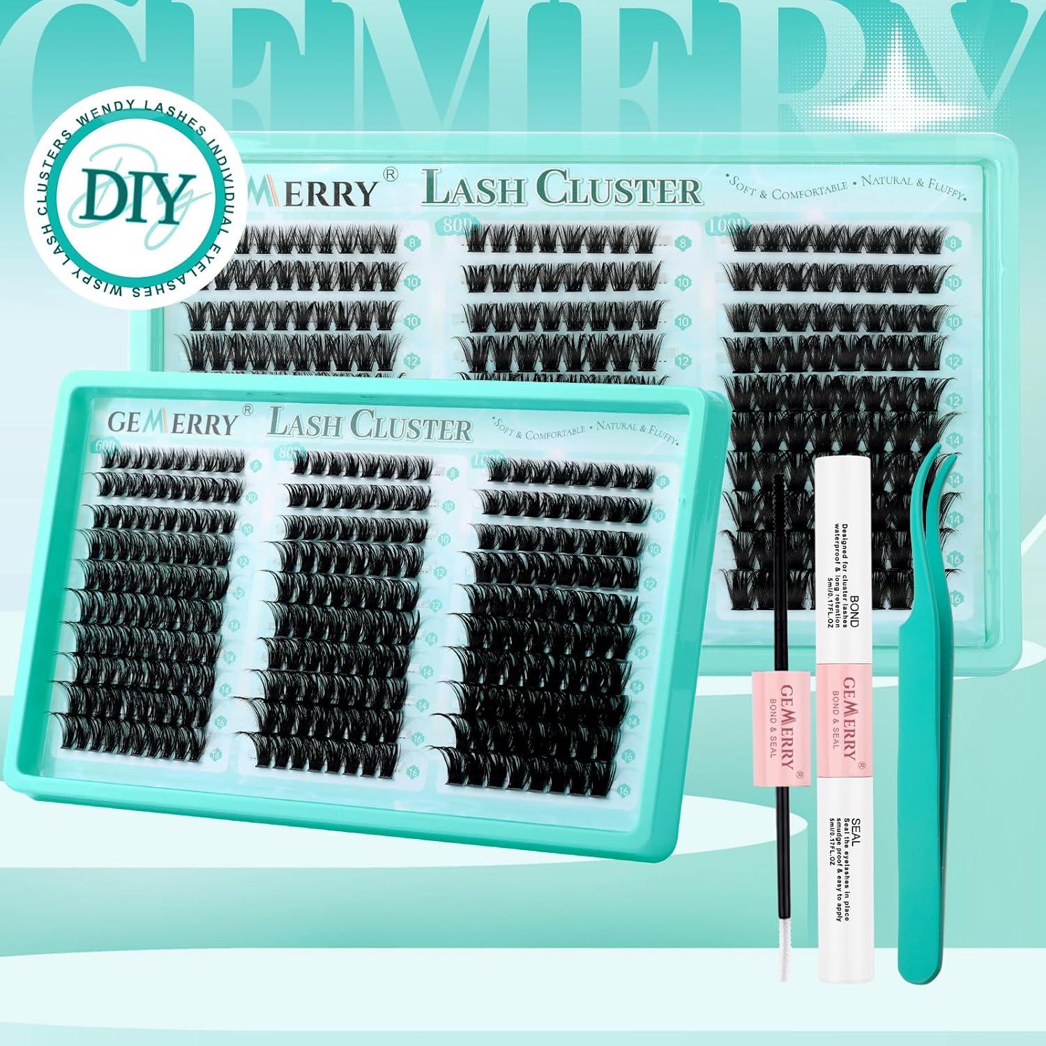 Thumbnail 6 de GEMERR Lash Cluster Kit, D Curl