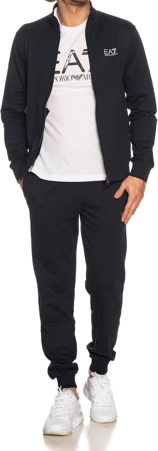 Detalle 2 de EA7 Tute da Uomo 8NPV51 PJ05Z - Uomo in Cotone Blu Notte