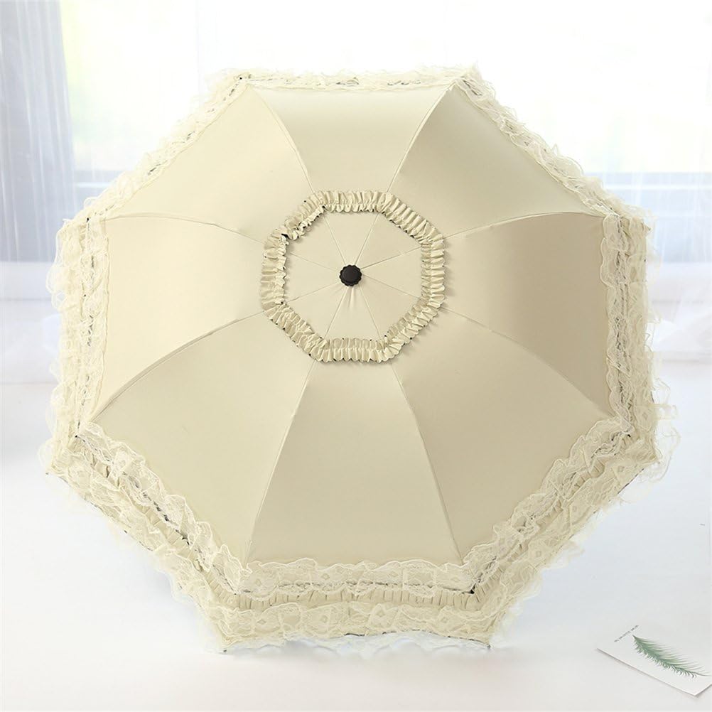 Thumbnail 1 de Maibar Sun Umbrella UV Parasol Lace Folding Umbrella