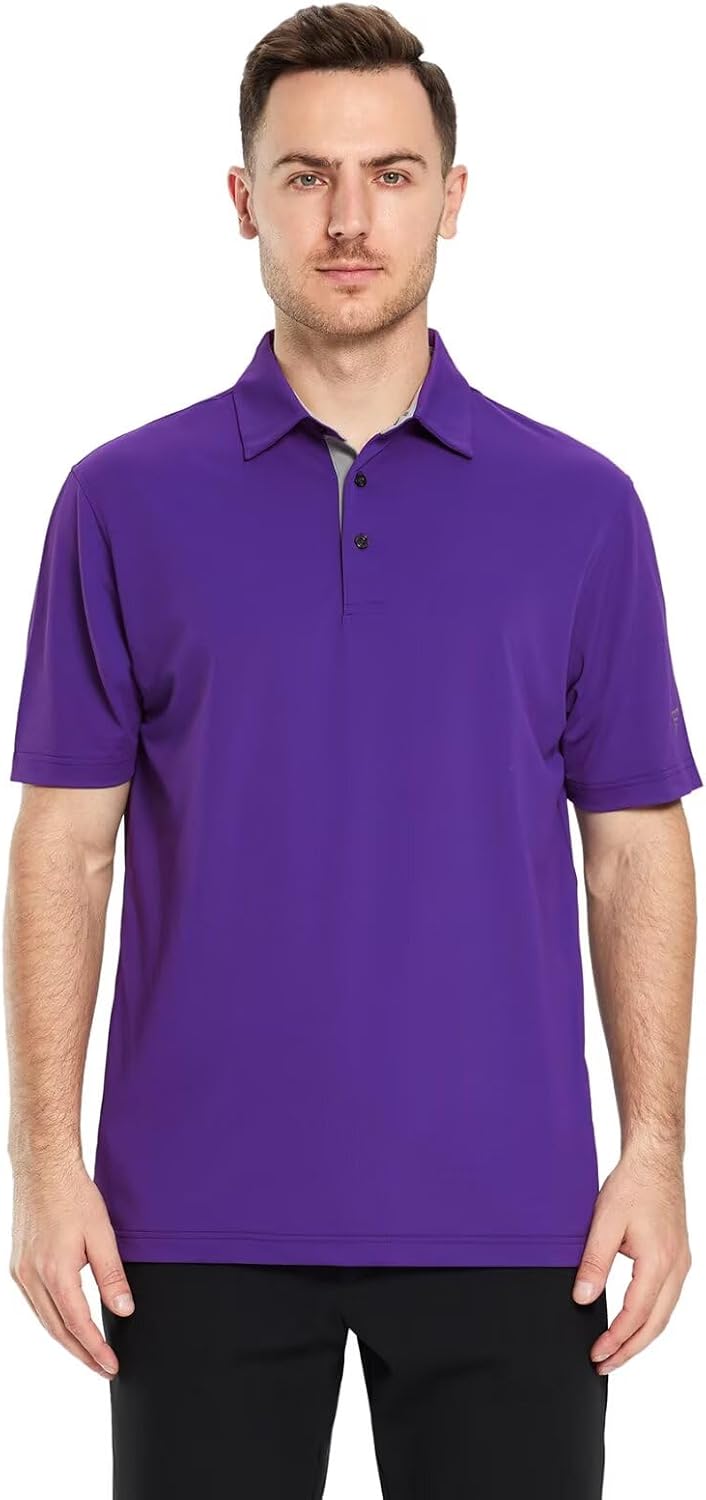 Detalle 2 de Men's Golf Polo Shirt in Polyester-Spandex