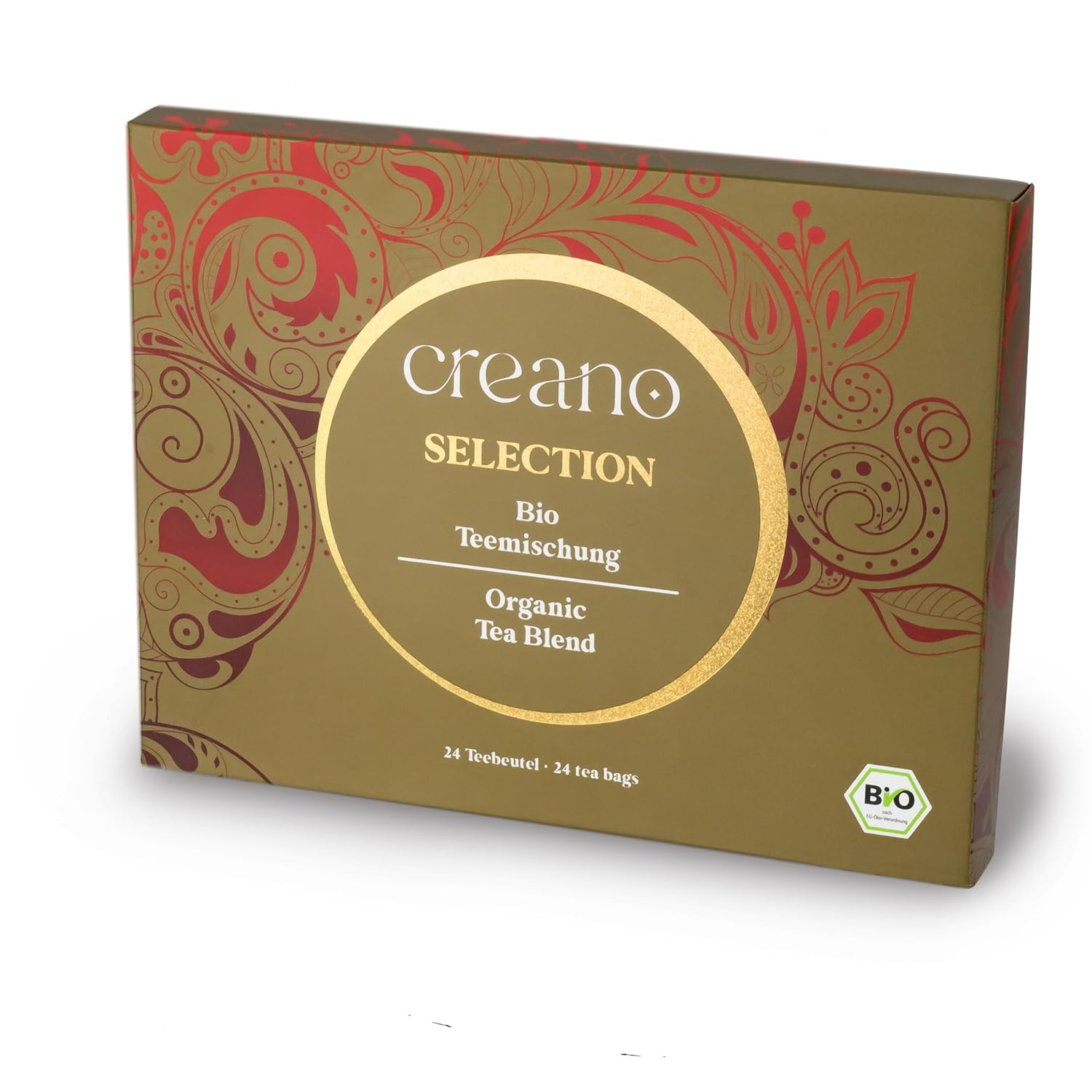 Thumbnail 5 de Creano Bio Tee Geschenkset mit 24 Bio-Teebeuteln in 6 Sorten – grün, weiß, schwarz & Oolong
